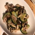 Tomomims's cooksnap of when they made 豚こま、ズッキーニとナス炒め.