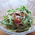 RYOCO∞'s cooksnap of when they made サッパリ水菜とベーコンの梅マヨサラダ.