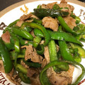 クックOKJ75P☆'s cooksnap of when they made 簡単　豚肉ピーマンのオイスターソース炒め.