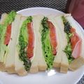 ジョングレ's cooksnap of when they made あのコンビニ風レタスサンド。.