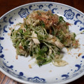 shikkachan's cooksnap of when they made ささみのしっとりレンジ蒸し＆貝割れサラダ.
