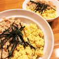 MHR2mama's cooksnap of when they made 鶏そぼろと卵の二色丼♡﻿.