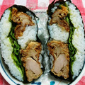 ☆★あんず姫★☆'s cooksnap of when they made からあげマヨおにぎらず.