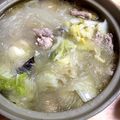 ＊はってぃ＊'s cooksnap of when they made ほっこり♪我が家の白菜鍋＊ピェンロー＊.