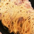 ごくま's cooksnap of when they made 濃厚カルボナーラ.