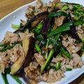 や～たん食堂's cooksnap of when they made 茄子と豚バラポン酢炒め.