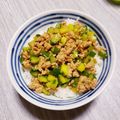 ＼まー。／'s cooksnap of when they made きゅうりと挽肉のあんかけ丼.