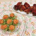 miwayon's cooksnap of when they made サーモンとポテトのキュウリ巻き一口サラダ.