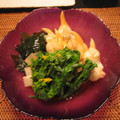 ちゃんみる's cooksnap of when they made わさび酢で　貝と野菜の春の酢の物　.