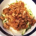 highorn's cooksnap of when they made 我が家のジャージャー麺はひやむぎで♪.