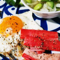 ふぁんたにゃん's cooksnap of when they made 【お弁当】しっとり♡カニカマのマヨ焼き.