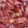 ごま・まめ・とまと's cooksnap of when they made 赤ずいきの酢で煮たの.