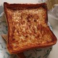 毎日ご飯♪'s cooksnap of when they made 焦げたトーストを２秒で復活させる方法♪.