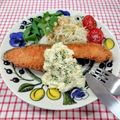 在宅勤務のおじさん's cooksnap of when they made サクサク♡甘塩鮭のフライ♡タルタルソース.