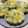 フジぽん's cooksnap of when they made 鉄分☆ほうれん草の蒸しパン.