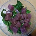 クック66JEF0☆'s cooksnap of when they made 切り落としで作る☆マグロカルパッチョ.