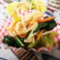なおきんとん's cooksnap of when they made 切り干し大根と人参と小松菜の和サラダ.