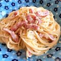 ＊fuwa−lin＊'s cooksnap of when they made 【覚書】パンチェッタのカルボナーラ.
