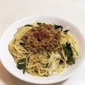 ♪ゆかたん♡'s cooksnap of when they made ☆簡単時短！！和風納豆スパ.