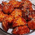 murasakii's cooksnap of when they made 【 がんもどきの照り焼き♪ 】.