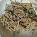 momoazeru's cooksnap of when they made サバ缶とゴボウのごまみそサラダ.