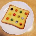 take♪aki♪'s cooksnap of when they made smile♥マーブルチョコトースト.