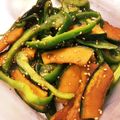 ☆つぅまま☆'s cooksnap of when they made ピーマン＆かぼちゃキンピラ.