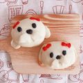 はるか12's cooksnap of when they made いぬパン　まる顔シーズー犬.