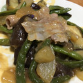 クックZSLAF1☆'s cooksnap of when they made 生姜たっぷり♪冬瓜となすと豚肉の甘辛煮.