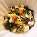 chocoi's cooksnap of when they made 小松菜人参ひじきの白和え（離乳食後期）.