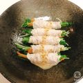 やこコッコ's cooksnap of when they made 水菜の豚しゃぶ巻き♡.