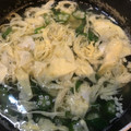 こむぎこはるばる's cooksnap of when they made 冷凍オクラと卵のスープ.
