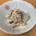 こまちママ♡'s cooksnap of when they made きゅうりと豆のツナマヨサラダ.