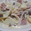 ゆりぺぽ's cooksnap of when they made 電子レンジで簡単❤クリームパスタ.