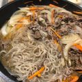 whha's cooksnap of when they made 節約つまみ＆おかず❀白滝＋牛丼？牛皿？.