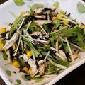 ゆずぱママ's cooksnap of when they made 水菜とひじきの梅肉おかか和え◎.