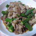 ゆみにゃむ's cooksnap of when they made ☆豚肉とオクラの甘辛いため☆.