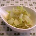 basiiru's cooksnap of when they made かんたん♪白菜の芯のナムル.