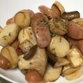 yummy?'s cooksnap of when they made エリンギとウィンナーのバターポン酢炒め☆.