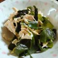 928るびすけ☆☆'s cooksnap of when they made もやし鳥ささみ生わかめのポン酢かけ♪.