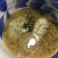 クックGFY8CA☆'s cooksnap of when they made アジのつみれ入りみそ汁.