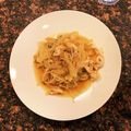 クックE8S8RA☆'s cooksnap of when they made 鶏むね肉で！もやしとレタスの肉野菜炒め♪.