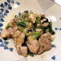 yumtas♥'s cooksnap of when they made 鶏肉と小松菜の焦がしにんにく醤油炒め.