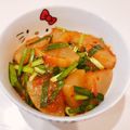 ゆにこーん☆'s cooksnap of when they made 大根とニラの中華風煮物.