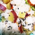 うまいぞー！'s cooksnap of when they made さつま芋農家のおかわり！イモごはん。.