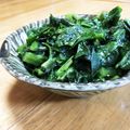 minarock's cooksnap of when they made つるむらさきのナムル.