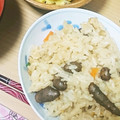 るいちゃそ's cooksnap of when they made 秋だね☆むかごとしめじの炊き込みごはん.