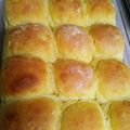 Akkers's cooksnap of when they made ふわふわかぼちゃのちぎりパン。.