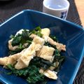 もりはん's cooksnap of when they made 小松菜とほうれん草の辛子あえ♪.