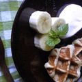 pao94's cooksnap of when they made アレルギー対応･米粉のバナナワッフル♪.